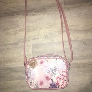 Flower crossbody purse